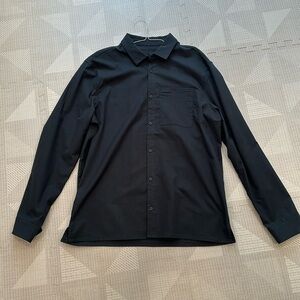 Lululemon Commission Long Sleeve Shirt (Navy) size Large